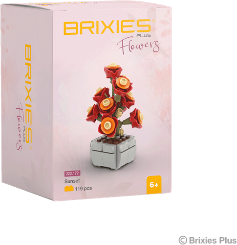 BRIXIES Plus Mini Bloem "Sunset" - 119 st-2