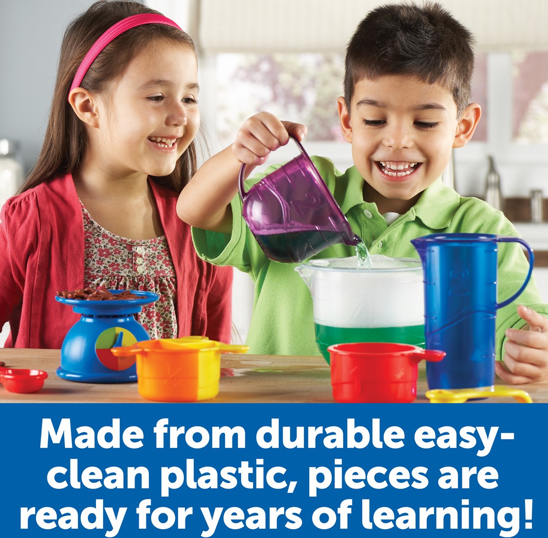Learning Resources – Set Magnetico Gigante Per Moltiplicazioni E Addizioni, 50 Contatori E 2 Griglie 5×5, Ideale Per Scuola Primaria