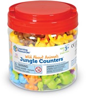 Learning Resources - Wild About Animals Jungle Counters® (Set of 72)-2