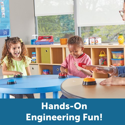 Learning Resources - Lights And Sounds Buzzers (Set of 4)-2