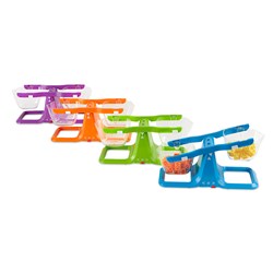 Learning Resources - Nestable Bucket Balances, Set of 4