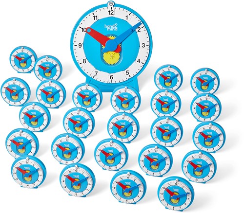 Learning Resources - Advanced NumberLine Clock™ Class Set-3