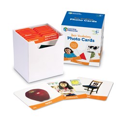 Learning Resources - Basic Vocabulary Photo Card Set