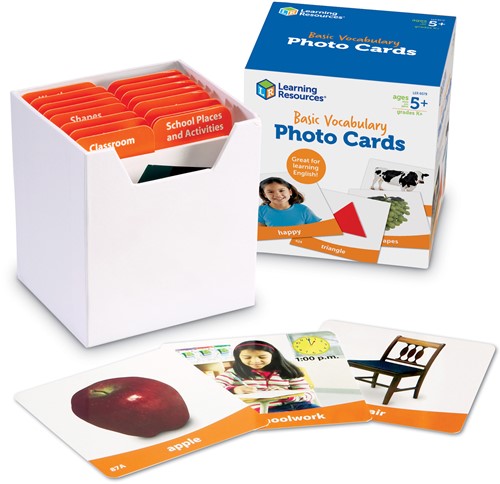 Learning Resources - Basic Vocabulary Photo Card Set