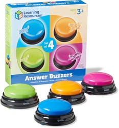 Learning Resources - Answer Buzzers (Set of 4)