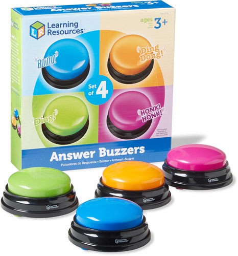 Learning Resources - Answer Buzzers (Set of 4)
