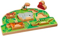Lanka Kade - Vormenpuzzel - Dieren uit het Oerwoud (6)-2