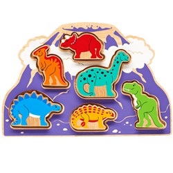 Lanka Kade - Vormenpuzzel - Dinosauriërs (6)