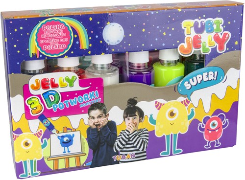 Tuban - Tubi Jelly Set With 6 Colors – Monsters