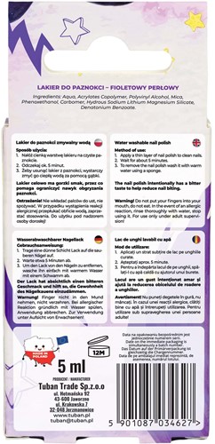 Tuban - Nail Polish Tubi Glam – Pearl Purple-3