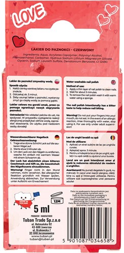 Tuban - Nail Polish Tubi Glam – Red-3
