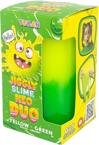 Tuban - Jiggly Slime Neo Duo - Yellow Pink 430 g