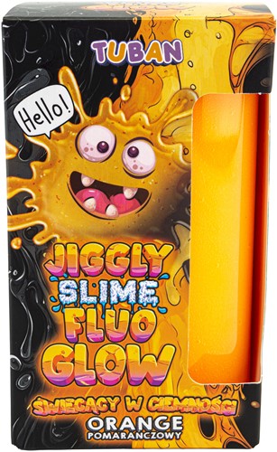 Tuban - Jiggly Slime Fluo Glow – Orange 430 g-3