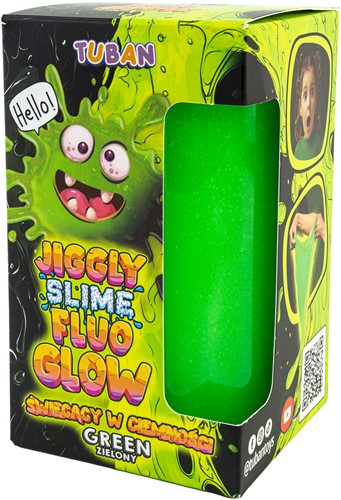 Tuban - Jiggly Slime Fluo Glow – Green 430 g