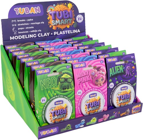 Tuban - CDU 24 pcs Tubi Smart Modelling Clay-2