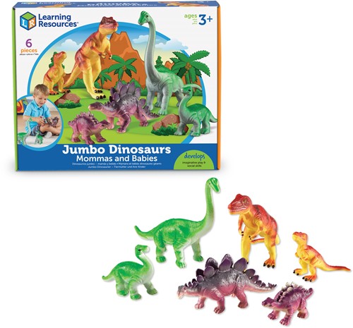 Learning Resources - Jumbo Dinosaurs - Mommas and Babies