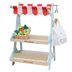 LTV - Wooden Market Stall & Fruit Play Food Crate - FSC 100%