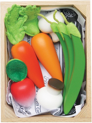 LTV - Harvest Vegetables Wooden Food Crate - FSC 100%-2