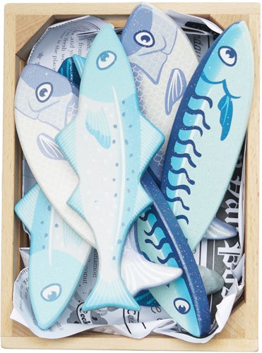 LTV - Market Fish Wooden Play Food Crate - FSC 100%-2