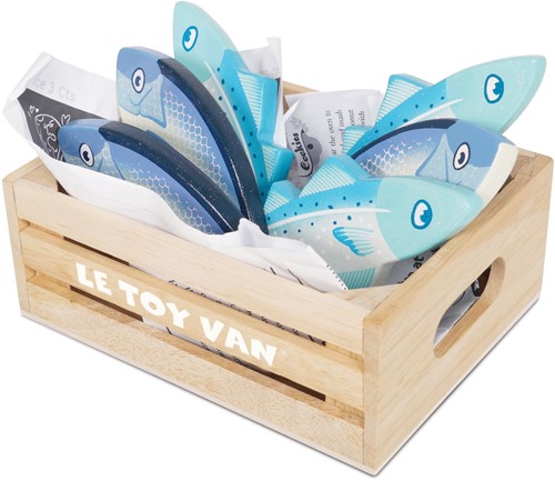 LTV - Market Fish Wooden Play Food Crate - FSC 100%
