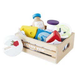 LTV - Cheese & Dairy Wooden Market Crate - FSC 100%