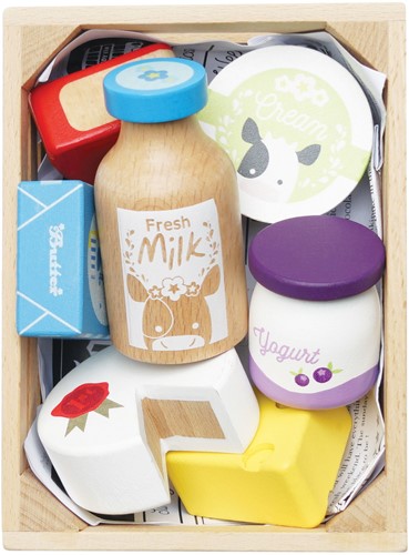 LTV - Cheese & Dairy Wooden Market Crate - FSC 100%-2