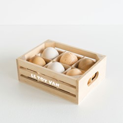 LTV - Farm Eggs Wooden Market Crate - FSC 100%