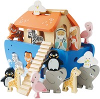 LTV - Noah's Ark & Animals Shape Sorter - FSC 100%-2