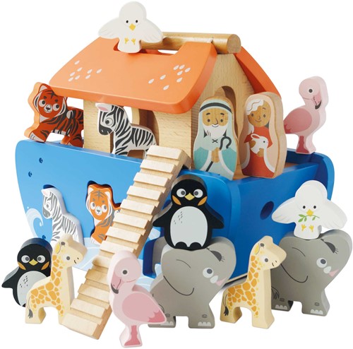 LTV - Noah's Ark & Animals Shape Sorter - FSC 100%-2