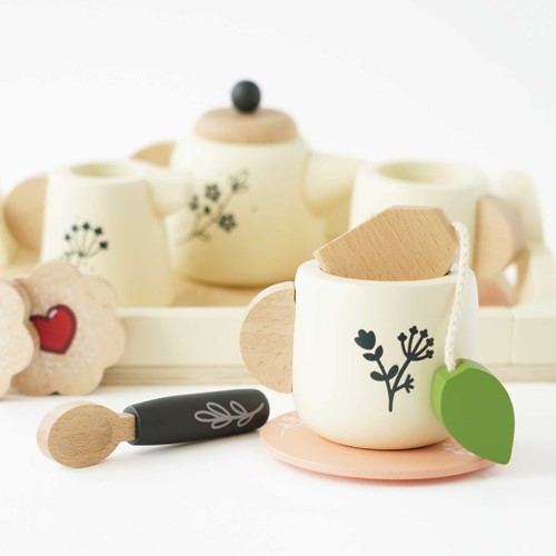 LTV - Wooden Tea Set & Trays - FSC 100%-2