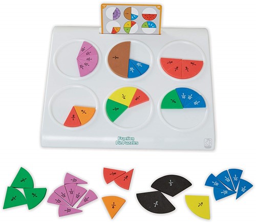 Learning Resources - Fraction Pie Puzzles