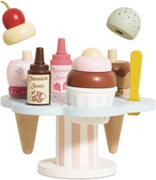 LTV - Wooden Ice Cream Stand & Toppings - FSC 100%