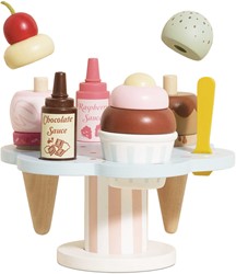 LTV - Wooden Ice Cream Stand & Toppings - FSC 100%