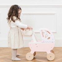 LTV - Retro Wooden Doll Pram - FSC 100%-2