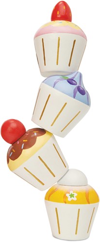 LTV - Wooden Cupcake Play Food Set - Original Version-2