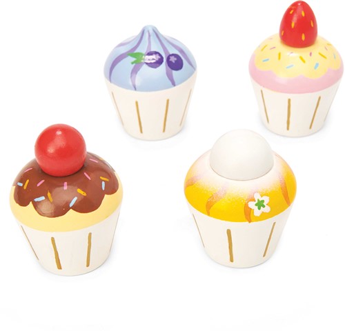 LTV - Wooden Cupcake Play Food Set - Original Version