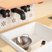 LTV - Rattan Wooden Play Kitchen - FSC 100%-2