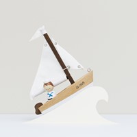 LTV - Wooden Sailing Boat & Captain - FSC 100%-3
