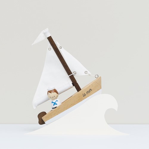 LTV - Wooden Sailing Boat & Captain - FSC 100%-3