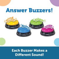 Learning Resources - Recordable Answer Buzzers (Set of 4)-2
