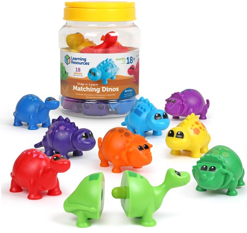 Learning Resources - Snap-n-Learn™ Matching Dinos