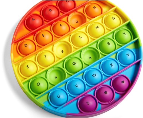 Learning Resources - Alphabet Sensory Bubble Poppers,Set Of 6