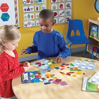 Learning Resources - Shapes Don't Bug Me™ Geometry Activity Set-3