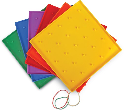 Learning Resources - 5 X 5 Pin Geoboards (Set of 10)-2