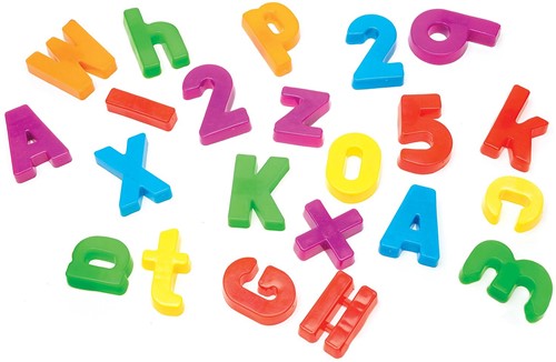 Learning Resources - Magnetic Alphabet & Numbers