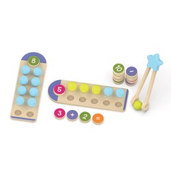 Learning Resources - Count & Match Wooden Set