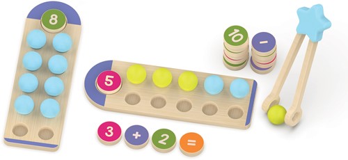 Learning Resources - Count & Match Wooden Set