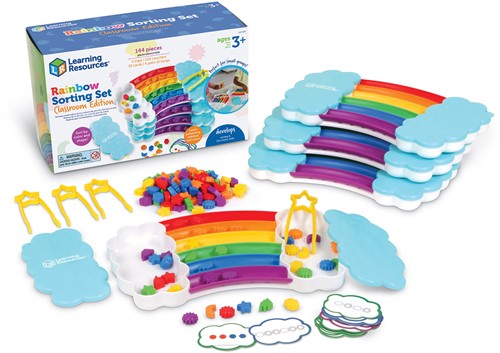 Learning Resources - Rainbow Sorting Trays Classroom Edition (Set of 4)