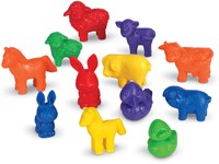 Learning Resources - Friendly Farm® Animal Counters (Set of 144)-2