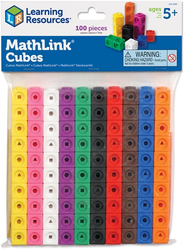 Learning Resources - MathLink® Cubes, Set of 100